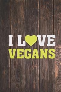 I Heart Love Vegans - Journal