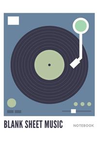Blank Sheet Music Notebook