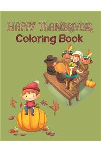 Happy Thanksgiving Coloring Book