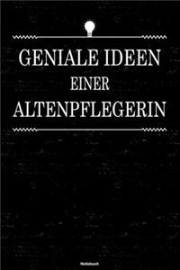 Geniale Ideen einer Altenpflegerin Notizbuch