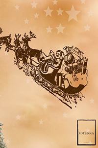 Christmas Time Sketchbook Blank Notebook Drawing Pad