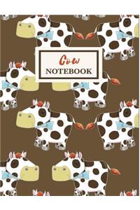 Cow Composition Notebook Back to School Journal for Boys