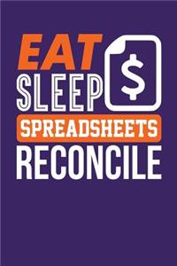 Eat Sleep Spreadsheets Reconcile