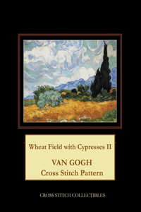 Wheat Field with Cypresses II