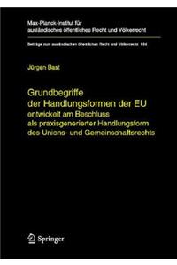 Grundbegriffe der Handlungsformen der EU