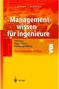 Managementwissen Fa1/4r Ingenieure: Fa1/4hrung, Organisation, Existenzgra1/4ndung