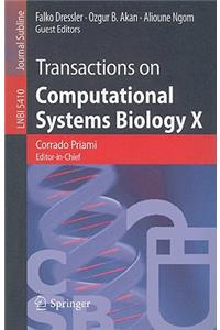 Transactions on Computational Systems Biology X