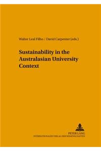 Sustainability in the Australasian University Context