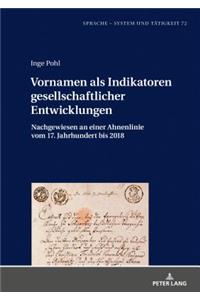 Vornamen als Indikatoren gesellschaftlicher Entwicklungen