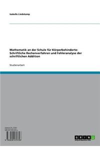 Mathematik an Der Schule Fur Korperbehinderte