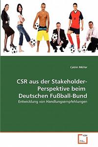 CSR aus der Stakeholder-Perspektive beim Deutschen Fußball-Bund