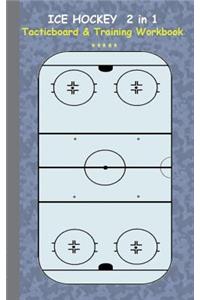 Ice Hockey 2 in 1 Tacticboard and Training Workbook