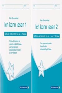 Ich kann lesen 1 und Ich kann lesen 2 als Kombi, Schuler-Arbeitshefte fur die 1. und 2. Klasse: zwei Schulerarbeitshefte im Set