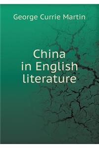 China in English Literature