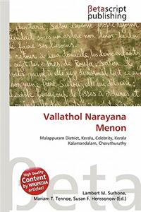 Vallathol Narayana Menon