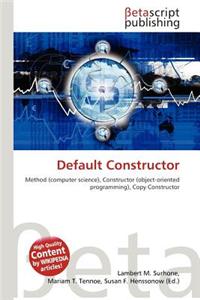 Default Constructor
