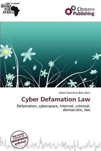 Cyber Defamation Law