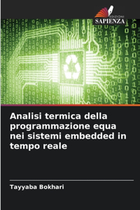 Analisi termica della programmazione equa nei sistemi embedded in tempo reale
