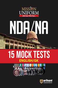Arihant MISSION UNIFORM NDA/ NA 15 Mock Tests English/ GK