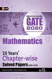 GATE 2020 - 20 Years Chapter-wise Solved Papers (2000-2019)- Mathematics