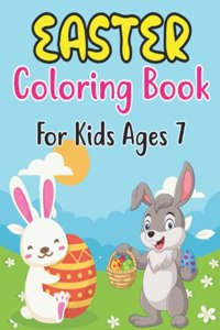 Easter Coloring Book For Kids Ages 7