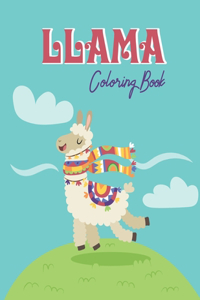 Llama Coloring Book