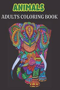 Animal Adults Coloring Book