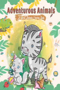 Adventurous Animals; A Special Animals Coloring Book