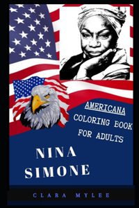 Nina Simone Americana Coloring Book for Adults