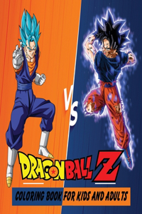 Dragon Ball Z Coloring Book For Kids And Adults