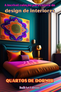 A incrível coleção para colorir de design de interiores
