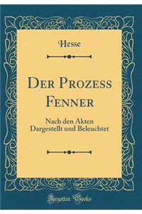 Der Prozeï¿½ Fenner: Nach Den Akten Dargestellt Und Beleuchtet (Classic Reprint)