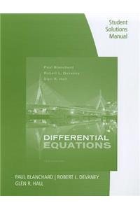 Differential Equations, Student Solutions Manual