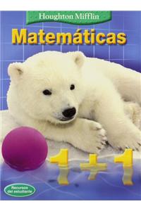 Houghton Mifflin MatemÃ¡ticas: Student Edition Set of 9 Level 1 2007