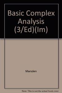 Basic Complex Analysis (3/Ed)(Im)