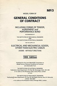 MODEL FORM OF CONTRACT MF/3