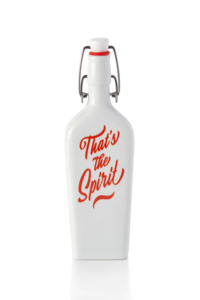 That's the Spirit Ceramic Flask