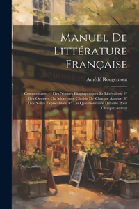 Manuel De Littérature Française