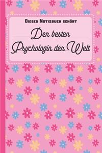 Dieses Notizbuch gehört der besten Psychologin der Welt