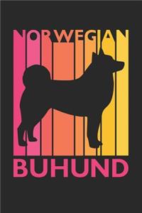 Vintage Norwegian Buhund Notebook - Gift for Norwegian Buhund Lovers - Norwegian Buhund Journal