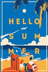 Hello Summer Travel Bucket List Journal