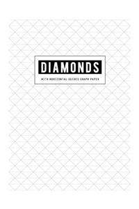 Diamonds with Horizontal Guides Graph Paper