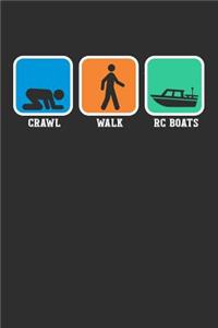 Crawl Walk RC Boats