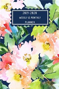 2019-2020 Weekly Monthly Planner