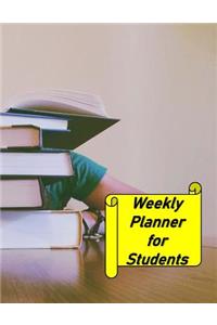 Weekly Planner for Students: A Weekly Planner for 2020