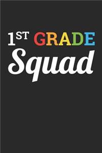 Back to School Notebook 'First Grade Squad' - Back To School Gift for Her and Him - 1st Grade Writing Journal