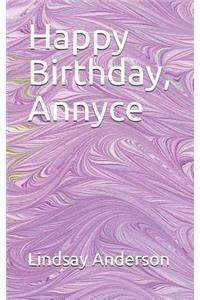 Happy Birthday, Annyce