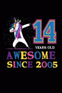 14 Years Old Awesome Since 2005