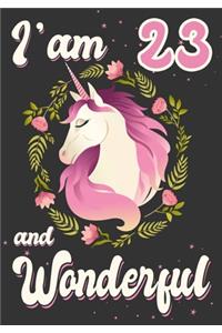 I'am 23 and Wonderful