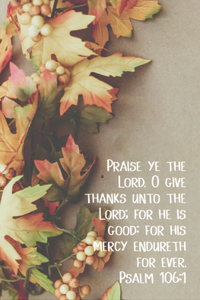 Praise Ye the Lord Bulletin (Pkg 100) Thanksgiving